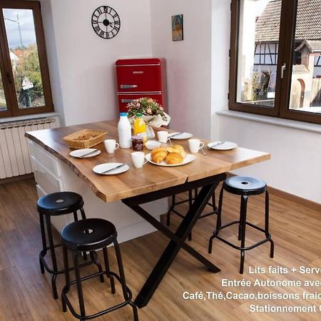 Charmant T3, 70M2, 2Ch,Tv 101 Cm, Wifi+Parking, Ettendorf Eksteriør bilde